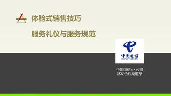 电信营业厅手机体验式销售技巧与服务规范